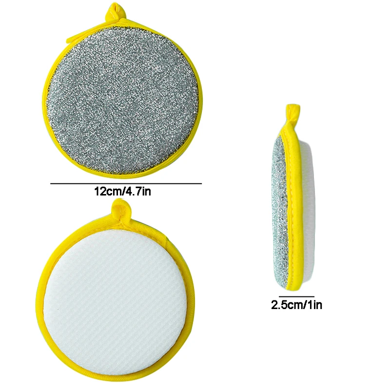 Household Cleaning Tools Dishwashing Brushes High Quality Kitchen Double Sides Cleaning Sponge Pan Pot Dish Clean Sponge 2022