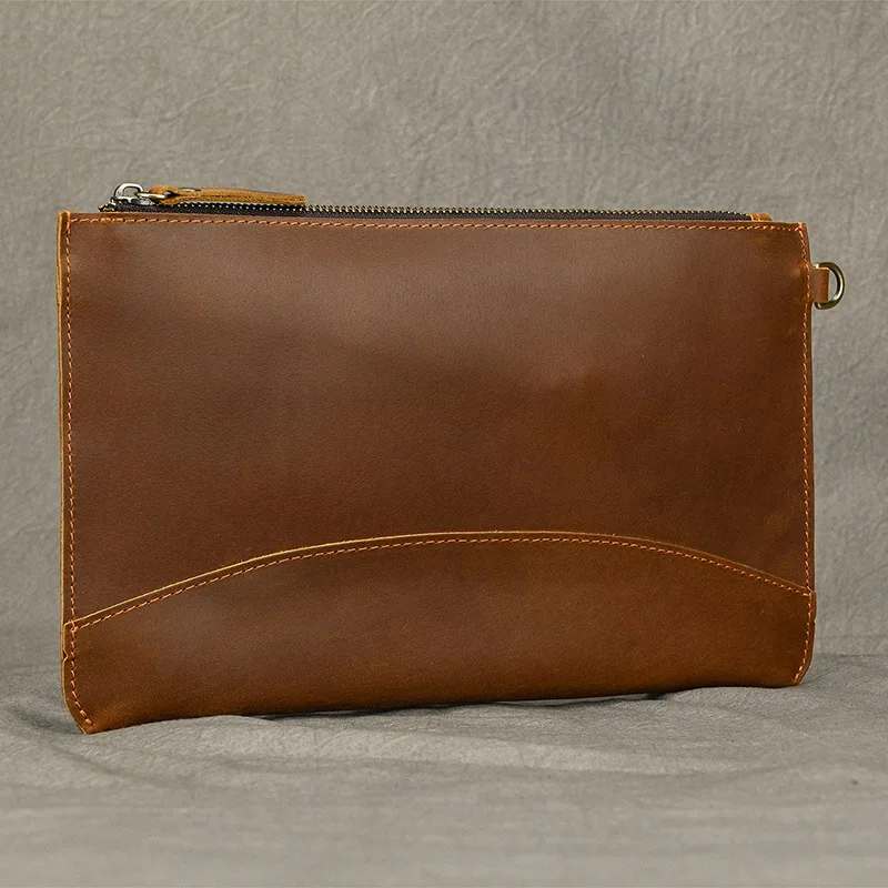 

Cellphone Credential Holder Wallets Retro Pouch Retro Card Wallets Fathers Day Gifts Leather Bags Cartera MHQB