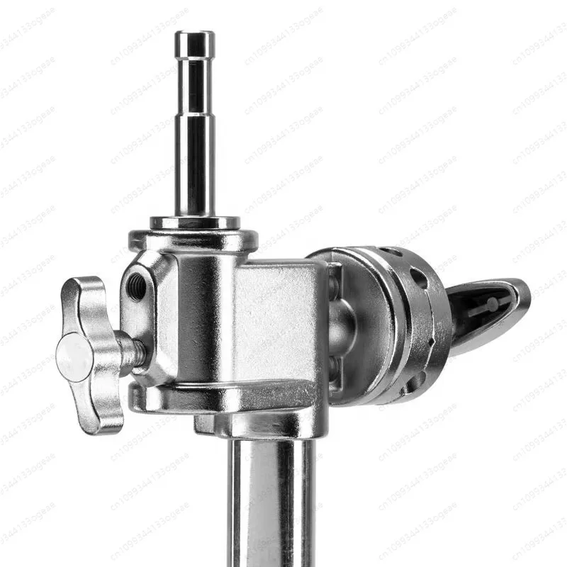 

Durable Heavy Duty Silver Lamp Stand 607CM Large Roller Dolly Wheeled Stainless Steel Tripod Stand for Studio Video