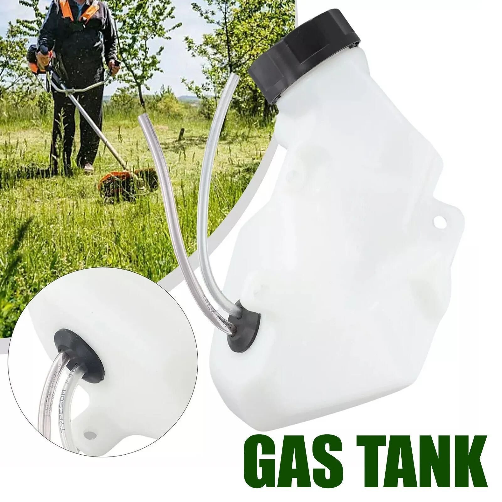For RY34440 S430 4 Cycle Gas String Trimmer Fuel Gas Tank 310585001 with Capbx
