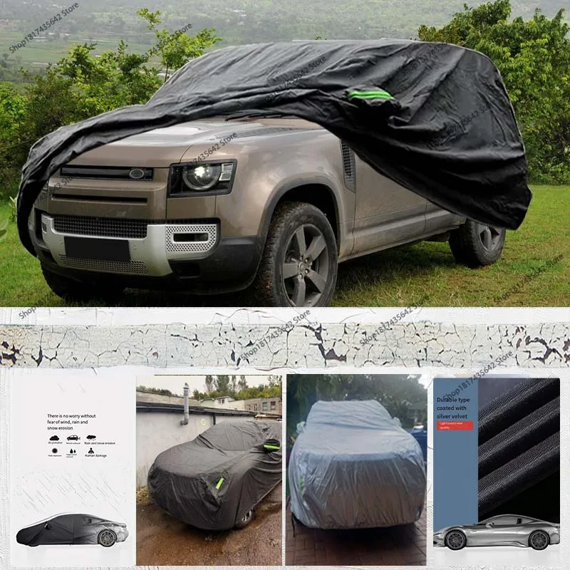 

Car Cover for Land Rover Defender Car Cover Waterproof All Weather Windproof Custom Fit for Land Rover Defender 4-Door 2020-2023