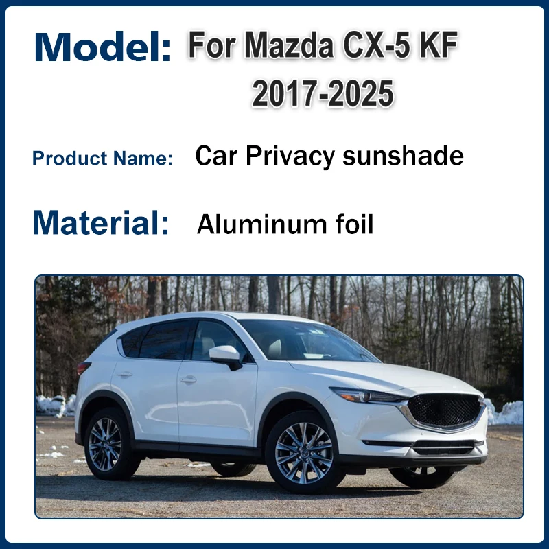 

Car Sun Visors For Mazda CX 5 KF 2018 Accessories 2019 2017-2025 Side Window Sunshades Cover Foldable Sun ShadeProtect Body Kits