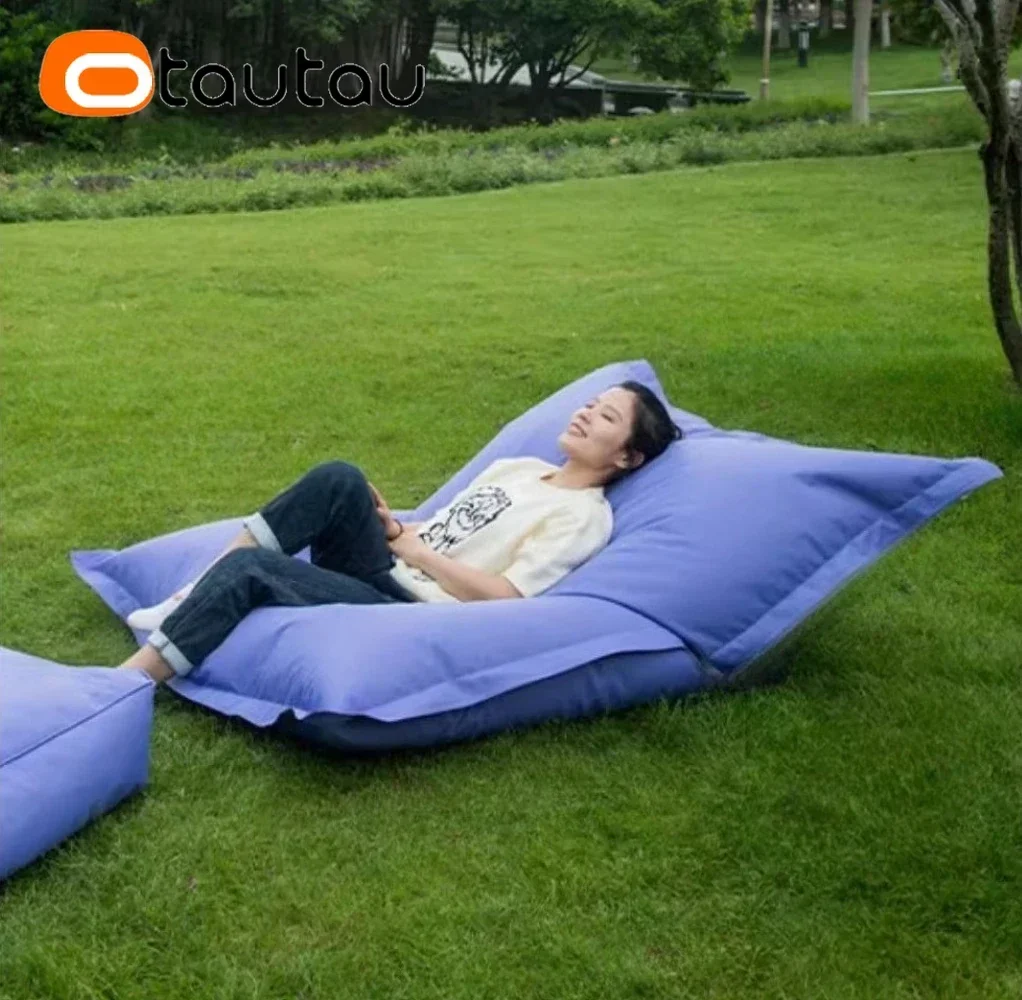 OTAUTAU Outdoor Bean Bag Cover Swim Pool Float Lounger Beach Bar Movie Event Bed DD034【No Filler! Need Buy Filler By Yourself !】