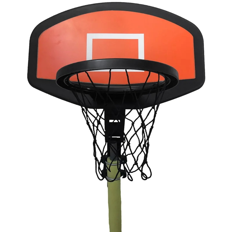 

AED4-Trampoline Basketball Hoop, Basketball Hoop For Trampoline With Ball And Pump, For Straight And Curved Pole Trampoline