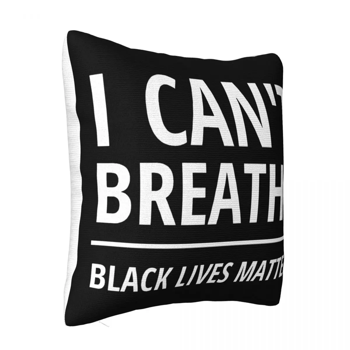 I Cant Breathe Black Lives Matter Classic Harajuku Male Women Mens Hip-Hop Fresh Design Goth Pillow Case