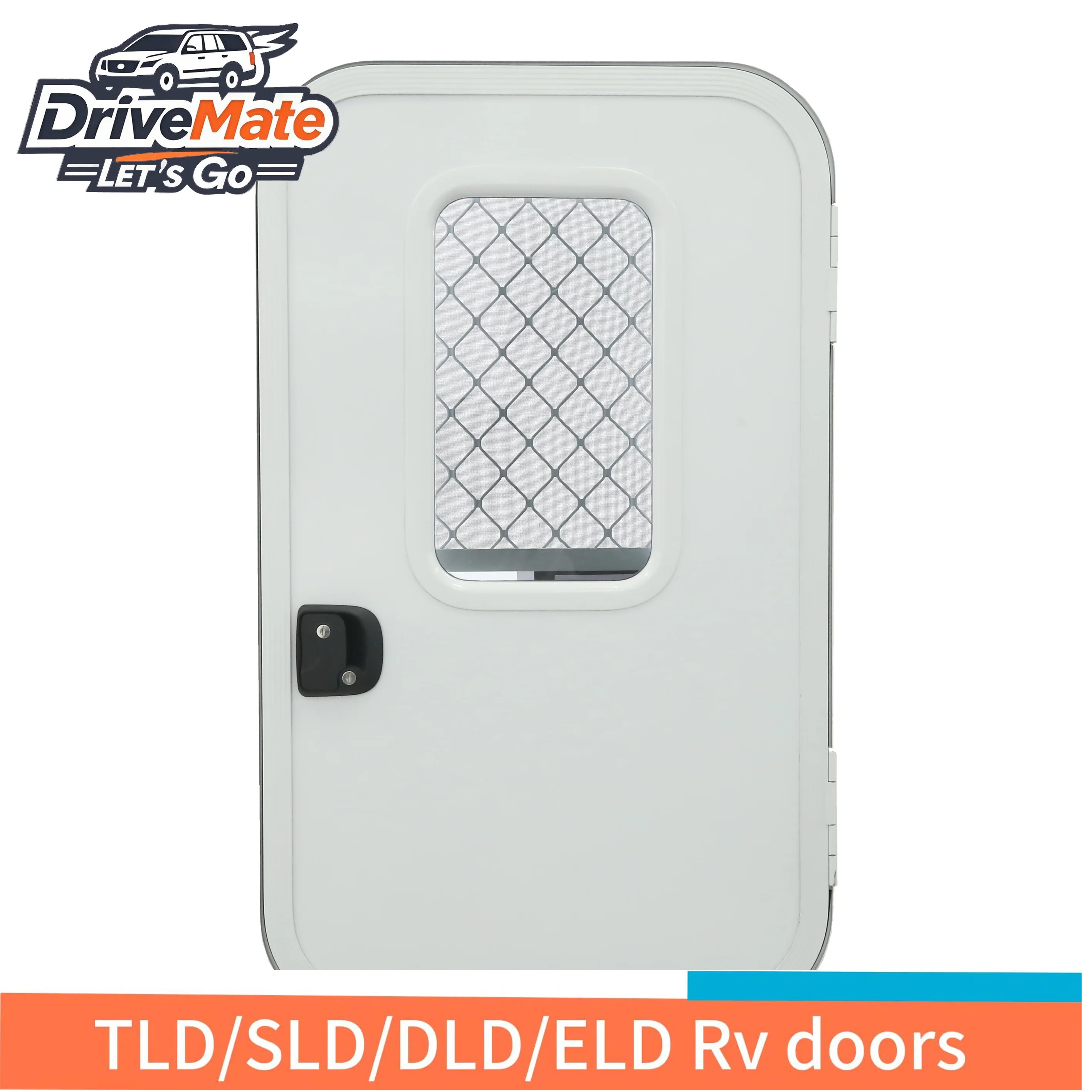 

Design Aluminum Alloy Rv caravan Motorhome Trailer Door for Teardrop Door Custom sizes