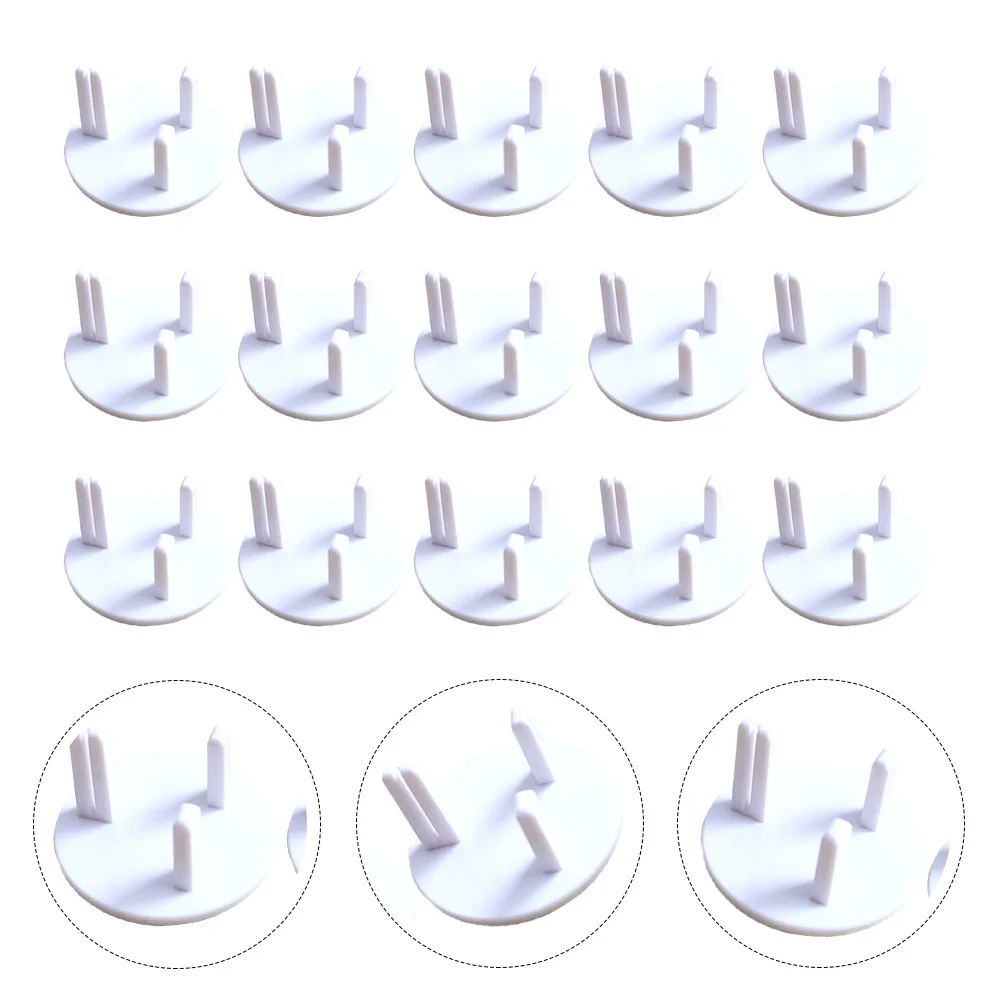 

15Pcs Uk Outlet Cover Child Proof Electrical Socket Plug Protection ABS Anti-Leakage Shockproof Babyproof Socket Safety Cover
