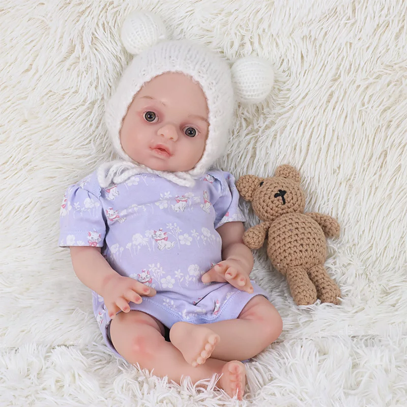 

bébé reborn Reborn Baby Dolls Full Silicone Lifelike Newborn Baby Dolls Girl Washable Baby Reborn Doll for Kids Children Gift