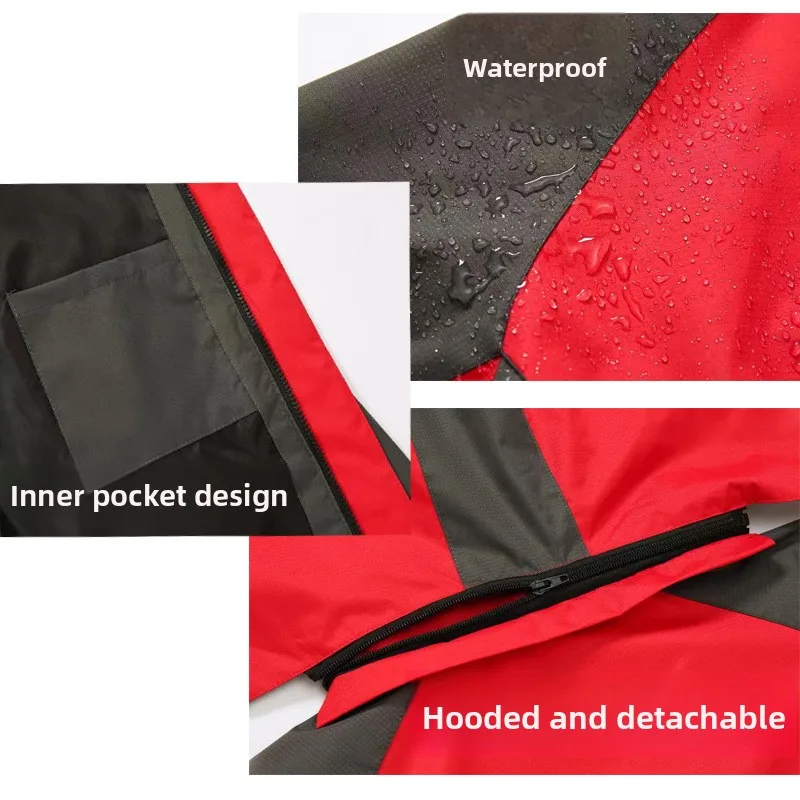 حجم كبير في الهواء الطلق المرأة رقيقة يندبروف مقاوم للماء الدفء الصوف عمال سترة تخصيص شعار التطريز المألوف St...