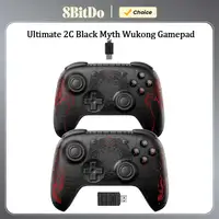 Controlador de juego inalámbrico 8BitDo Ultimate 2C, mando con cable, mito negro WuKong con Joystick de efecto Hall para Windows 10 11 Android