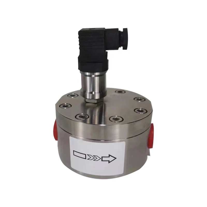 

High precision oval gear micro flowmeter stainless steel liquid gasoline melt glue fuel flow meter