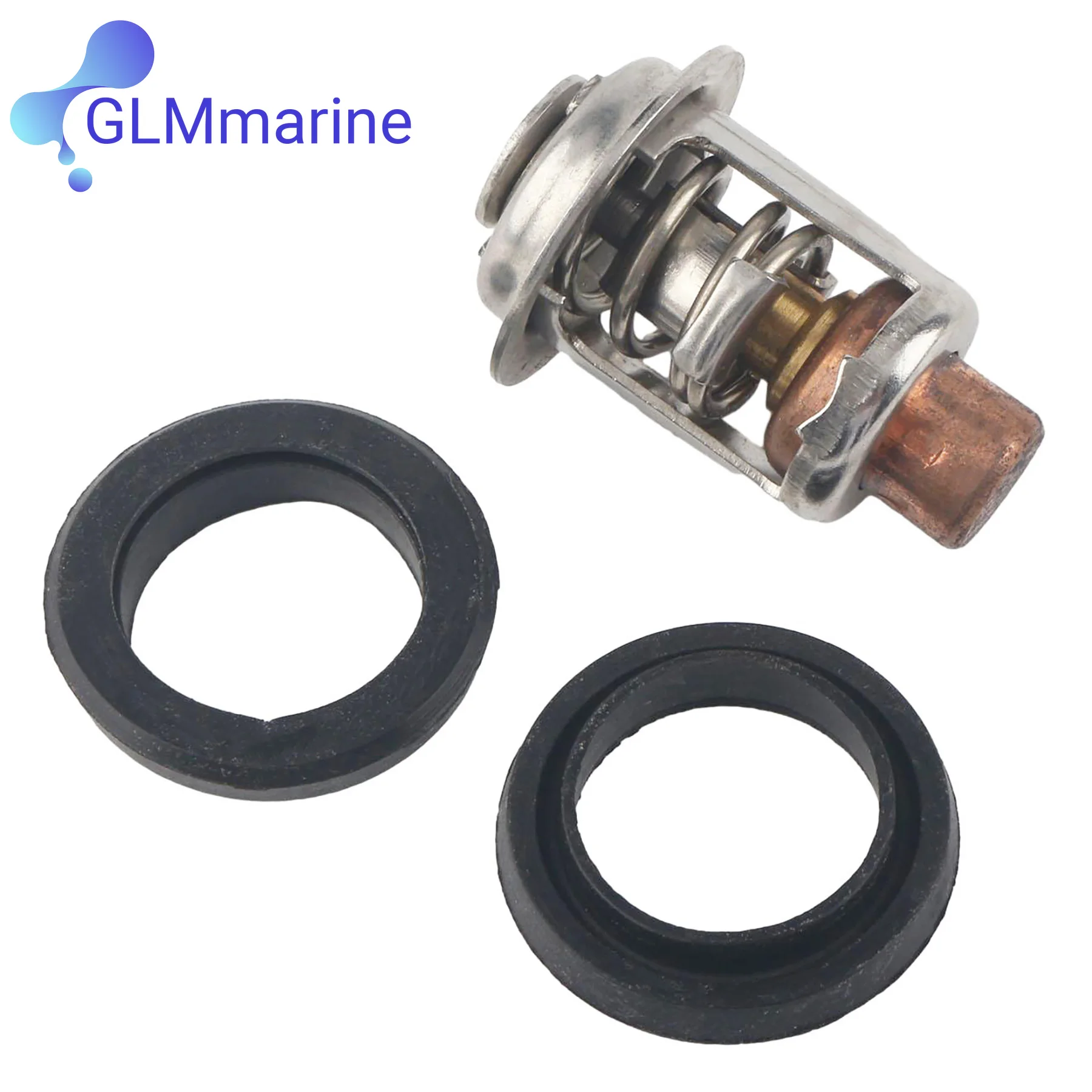 

0437090 Thermostat Assy Compatible with Johnson Evinrude 185 200 225 HP Outboard Engines Replaces 0436174 0765585 0435100