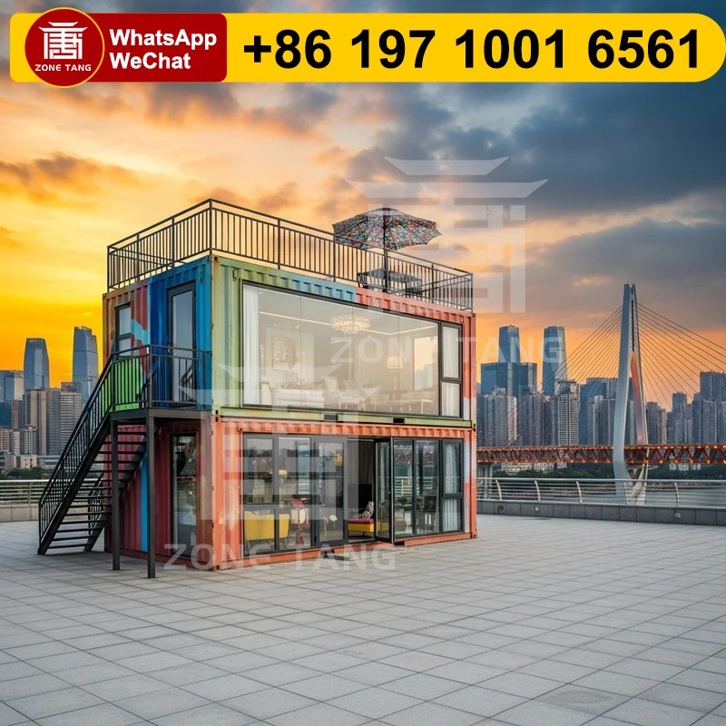 

Guard House Container Buildings Mobile Home Pre Fabricated Homes Flat Pack Home Prefab Container System Leak Proof Waterproof