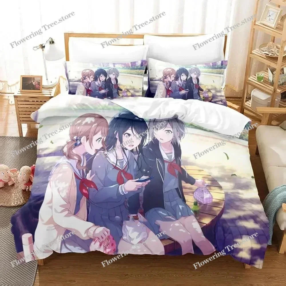 Anime Project SEKAI Hoshino Ichika  Bedding Set Boys Girls Twin Queen Size Duvet Cover Pillowcase Bed Kids Adult029963