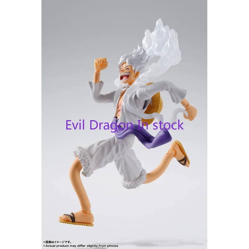 100% Original Bandai Sh Figuarts Shf One Piece Monkey.D.Luffy Gear 5 Gear5 Action Figuarts Anime Model Toys Pvc Figura Gifts