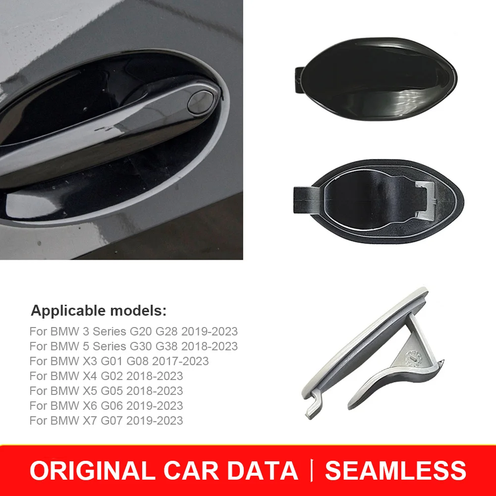 Outer Door Handle Lock Key Hole Cover Cap Front Left For BMW 3 5 Series X3 X4 X5 X6 X7 G08 G20 G28 G30 G31 G38 51217489341