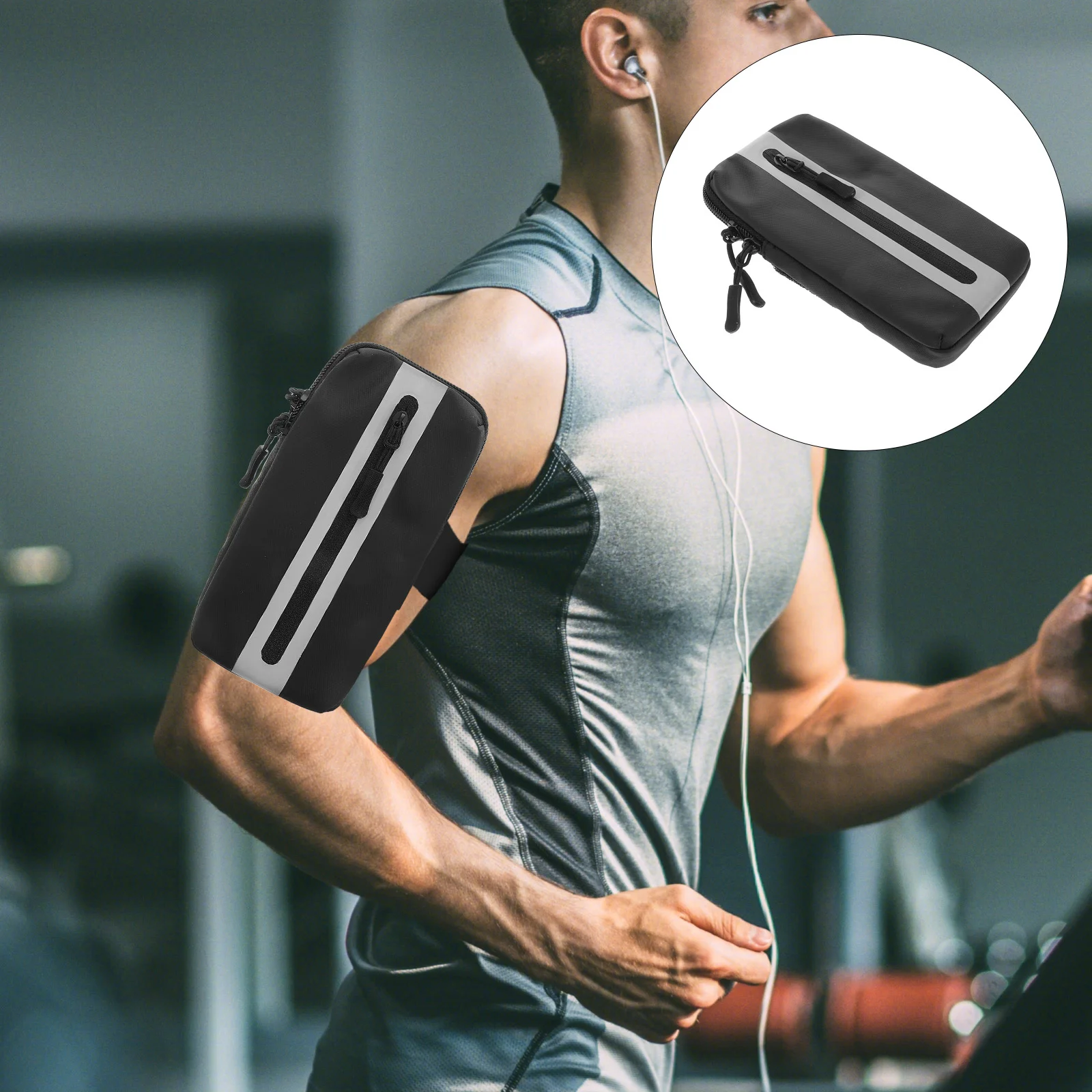 

Running Phone Arm Bag Gym Case Mobile Multi-purpose for Outdoor Sports Jogging Holder Accessories Men