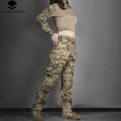 Emerson G3 Style Combat Suit for Woman Hunting Clothes Multi-camo Camouflage Emersongear Tactical Pants Combat Uniform EM6966