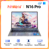 Ninkear N16 PRO Gaming Laptop 13th Intel i7-13620H WiFi 6 16-inch 2.5K IPS 120Hz 32GB DDR4+1TB SSD Office Computer Notebook