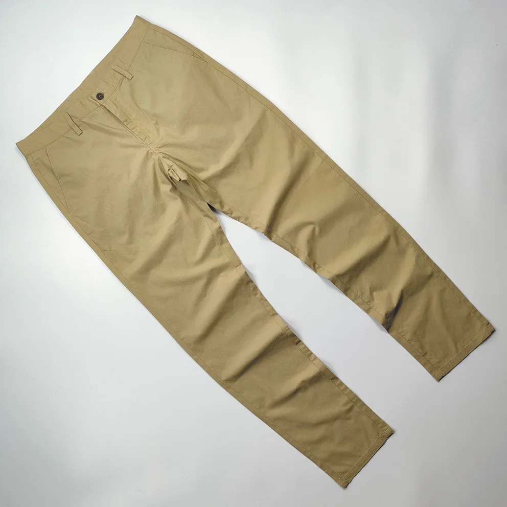 

Lightweight Summer Casual Pants Straight Leg Breathable Cool Lyocell Slim Fit mid Waist Waed Youthful Sle