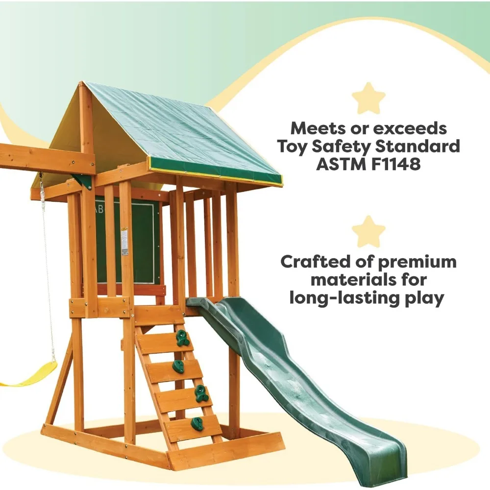 Balançoire en bois KidKraft Appleton - Exclusive sur Amazon