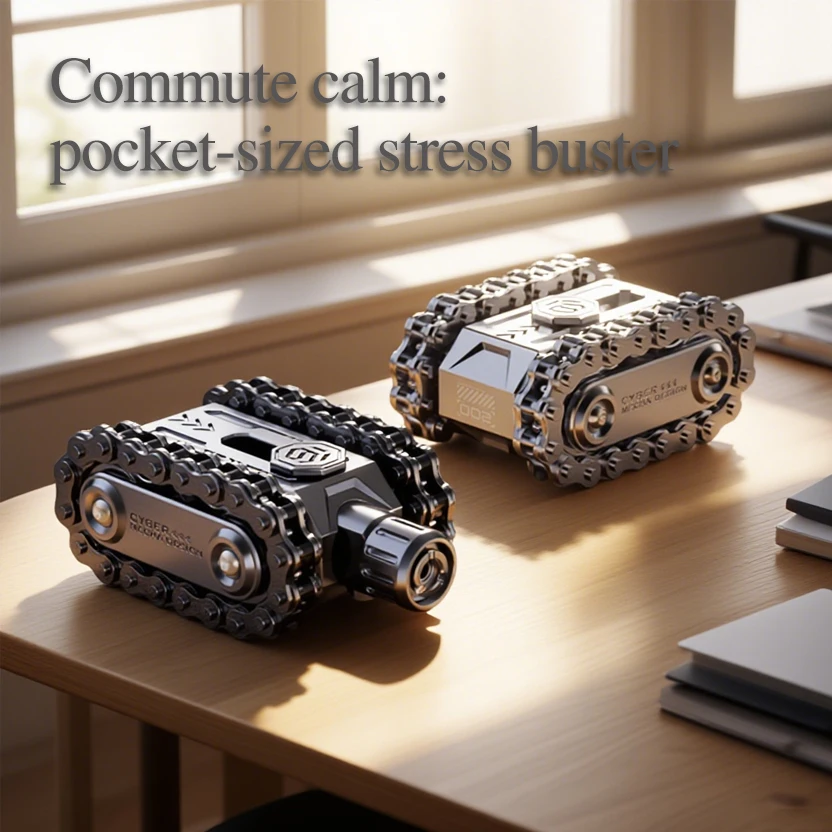 Brinquedo giratório de metal para alívio do estresse EDC magnético tático e giratório |   Presente militar legal para crianças brinquedo fidget edc