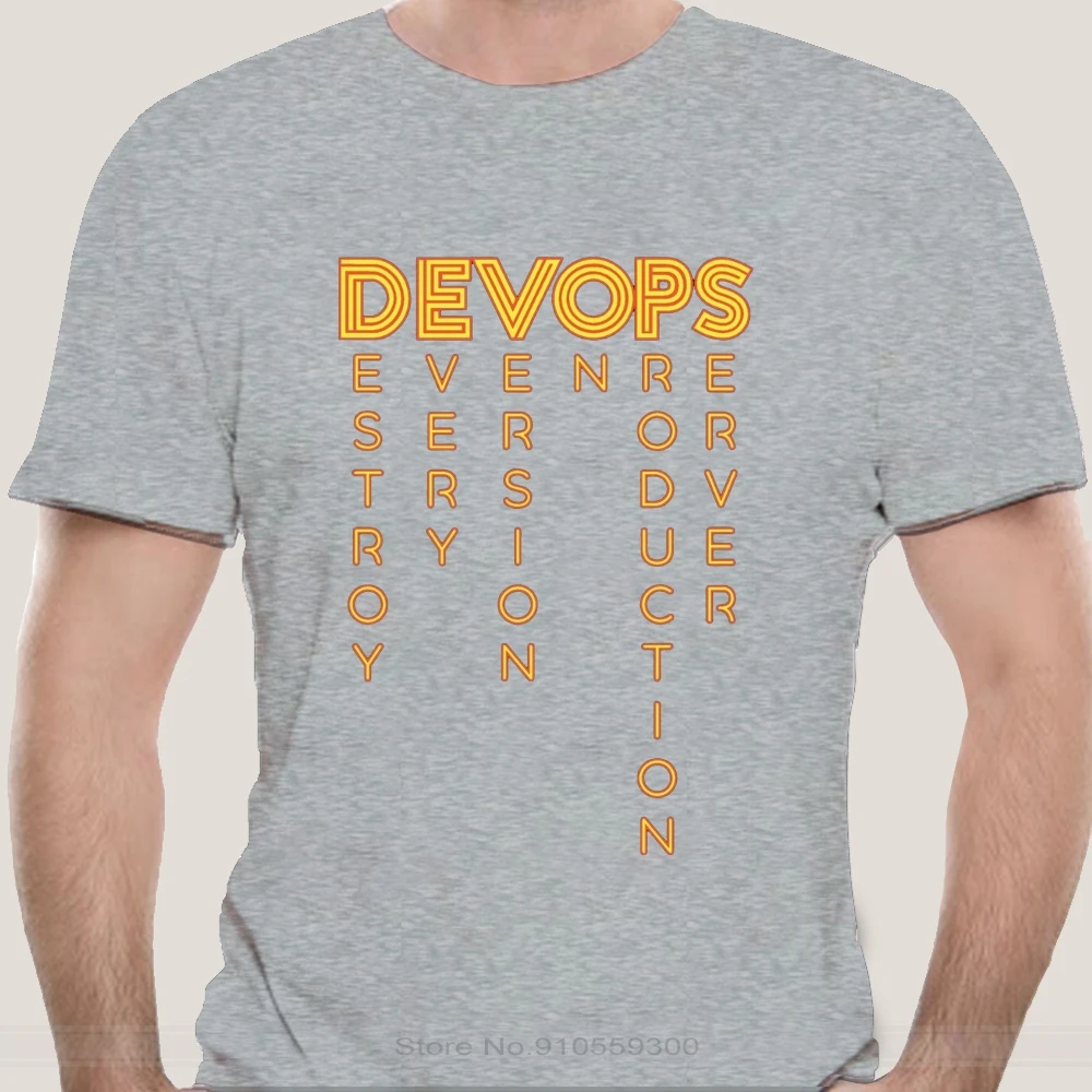 DEVOPS - التعريف الحقيقي لـ DEVOPS T Shirt Devops Computer Nerd Geek Programmer مضحك ساخر رائع لطيف برمجة #1