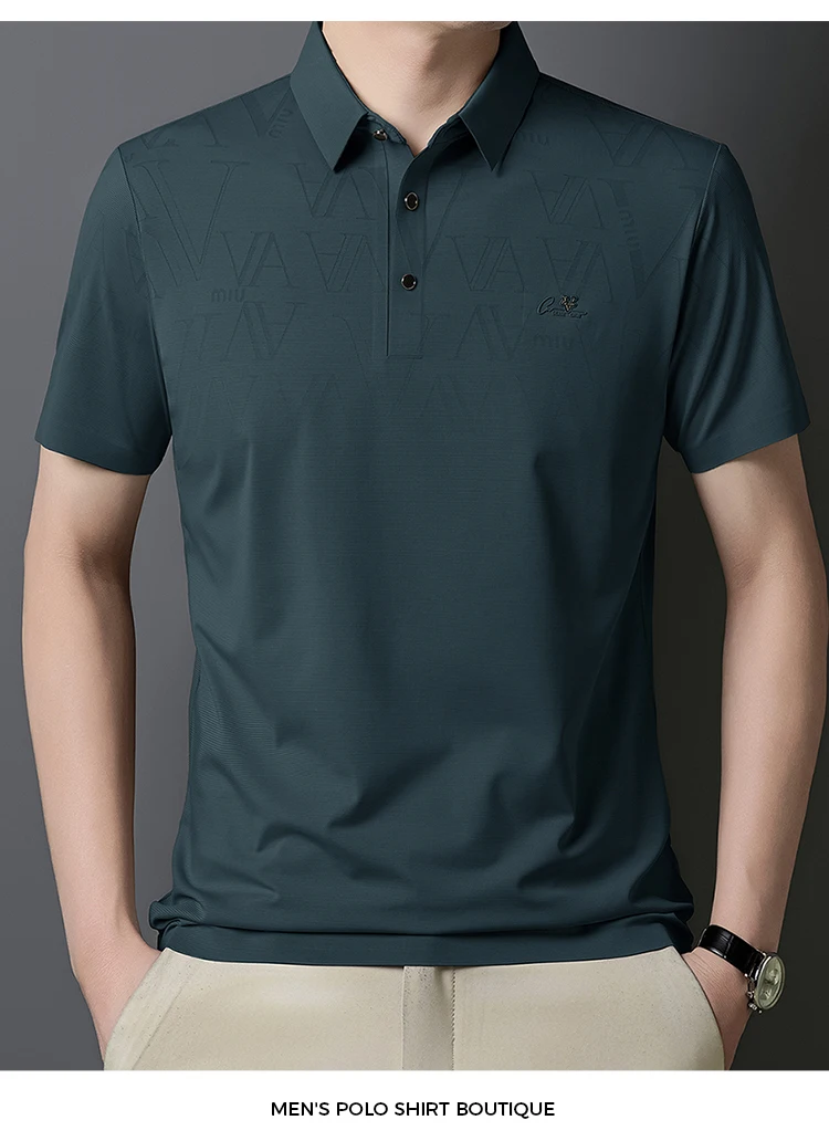 

Solid Color Streetwear Lightweight Lapel Tshirts for Men Summer Jogging Sport Tops New Mens Short Sleeve Polo Shirt