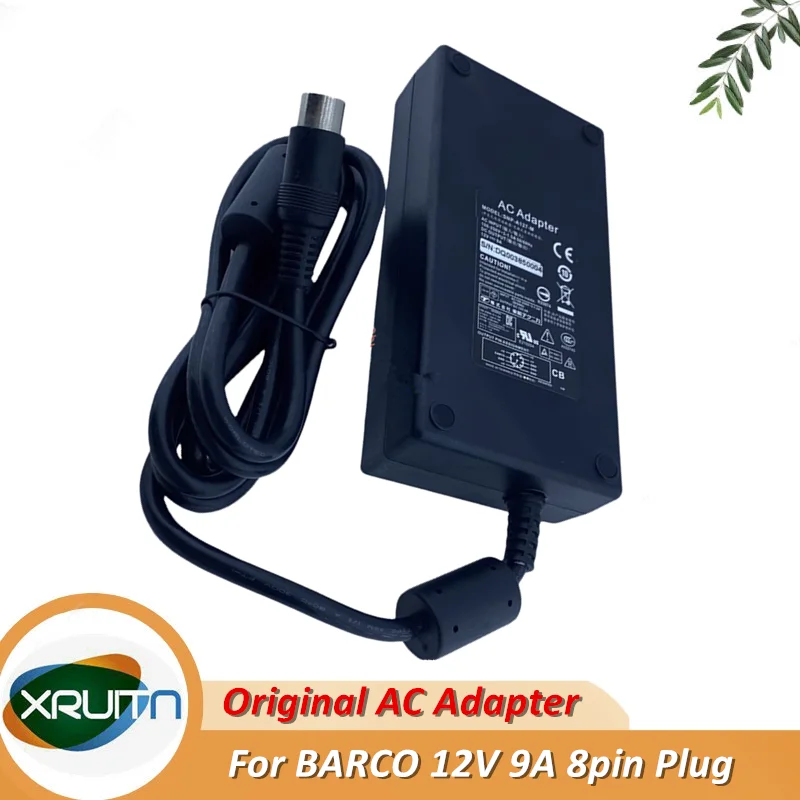 Original AC Adapter für BARCO SKynet SNP-A127-M Ladegerät 12V 9A 8pin Stecker Monitor Netzteil Original