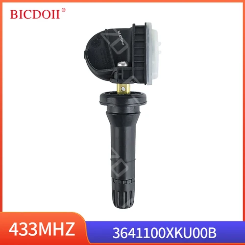 Imagen 2 del producto Juego de 1/2/4 Uds 3641100XKU00B Sensor de Monitor de presión de neumáticos de coche negro apto para Great Wall Wingle C30 5 6 7EV 2018-2020 433MHZ TPMS