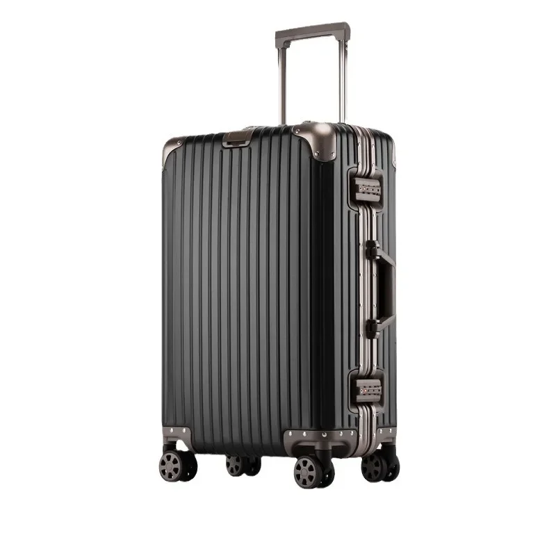

All aluminum magnesium alloy, trolley case, metal, luggage 20 inches, boarding