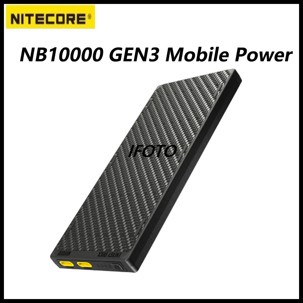 

Nitecore NB10000 GEN3 10000mAh Mobile Power Bank PD Quick Charge for Smart Watche Earphone Huawei iPhone Xiaomi Lithium Battery