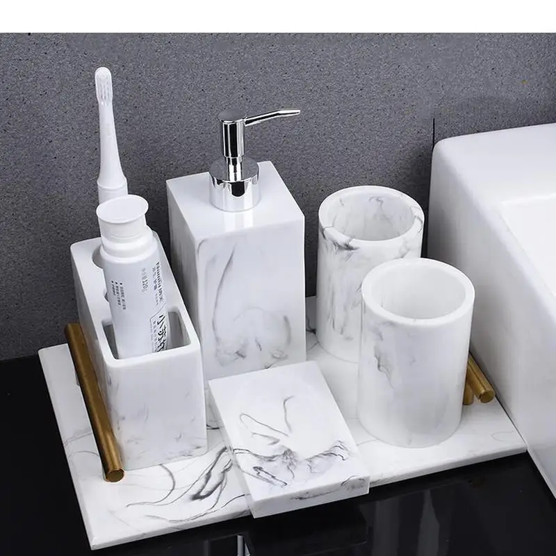 

5 шт./набор, набор аксессуаров для ванной комнаты