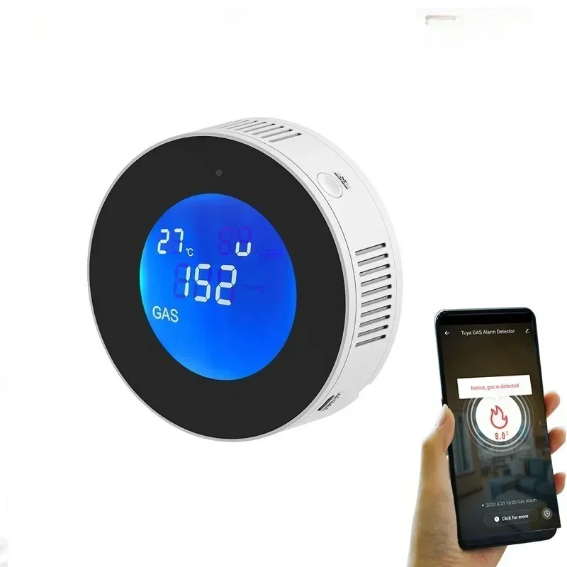 

WiFi LPG Leak Sensor alarm Fire Security detector APP Control Safety smart home Leakage sensor support smart life app