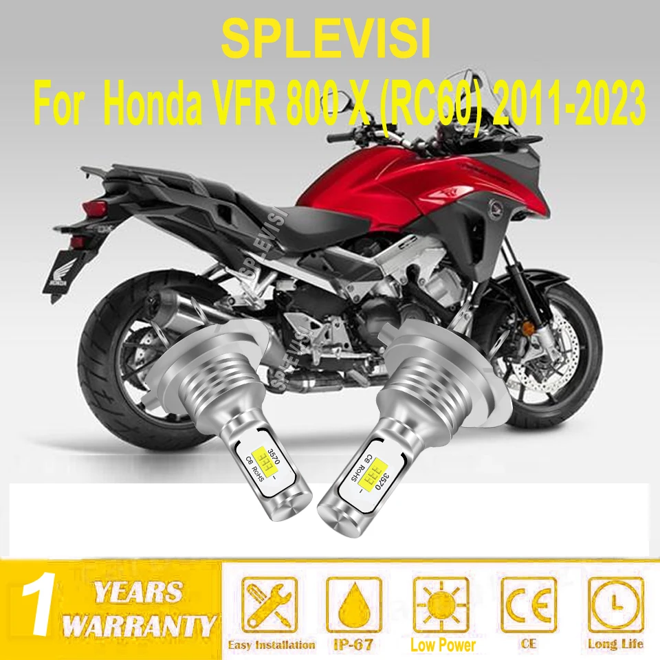 

motorcycle led headlight H7 -ensures a longer lifespan up to 50,000 hours For Honda VFR 800 X (RC60) 2011 2012 2013 2014-2023