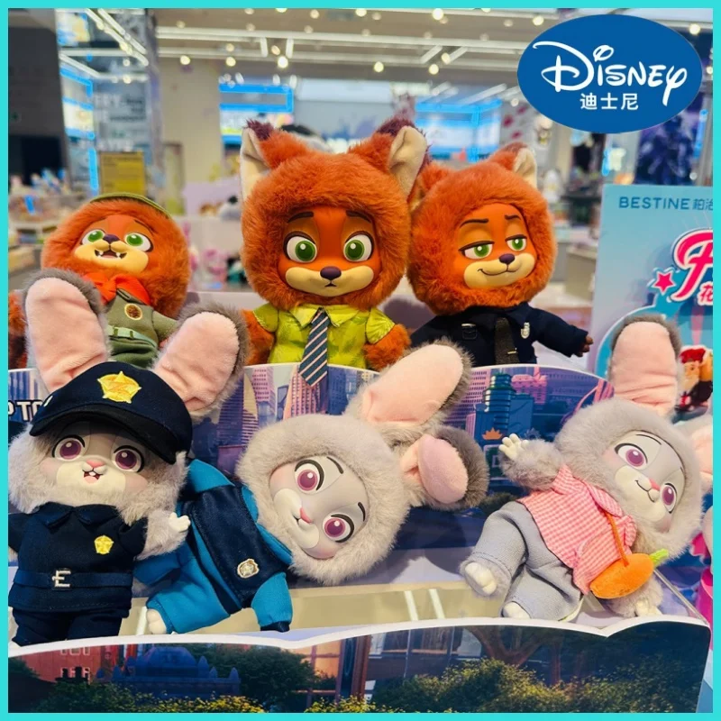 

Подлинная новая виниловая слепая коробка Disney Zootopia Classic Series 1,0, виниловая плюшевая подвеска, загадочная коробка, праздничный подарок-сюрприз для девочек