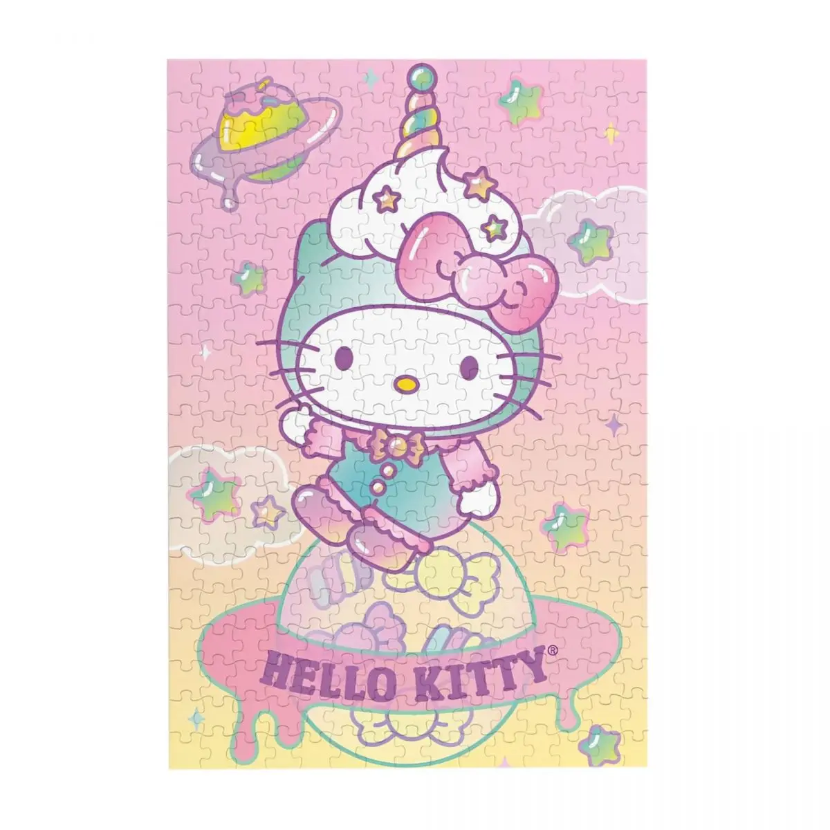 Hello Kitty Cartoon Wooden Puzzle 300 Pieces for Kids Learning Educational Toy Jigsaw Puzzles for Children