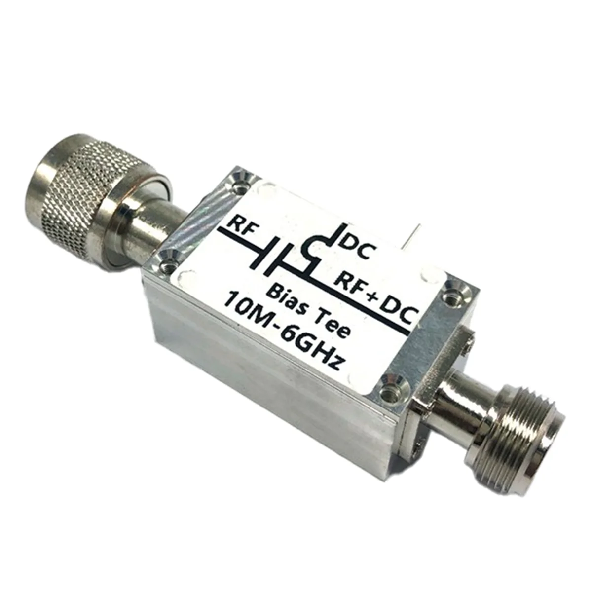 RF Bias Bias Tee 10 MHz-6000 MHz 6G Hz Broadband Feeder RF Blocker Isolator and Head OF/ HAM Radio RTL SDR LNA Amplifier