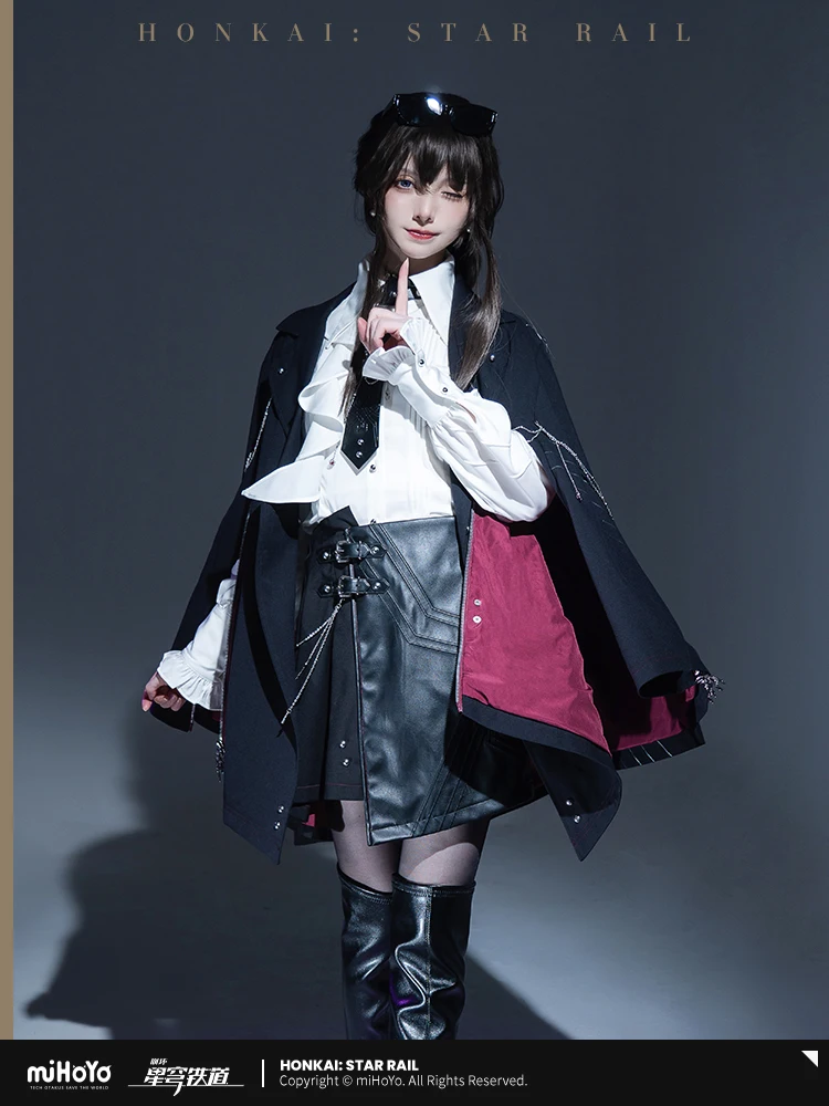 Pre-sale in Feb,2025 Official MiHoYo Honkai :Star Rail Kafka Cosplay Costume Cloak Coat Unisex Halloween Role Play Fans Gifts