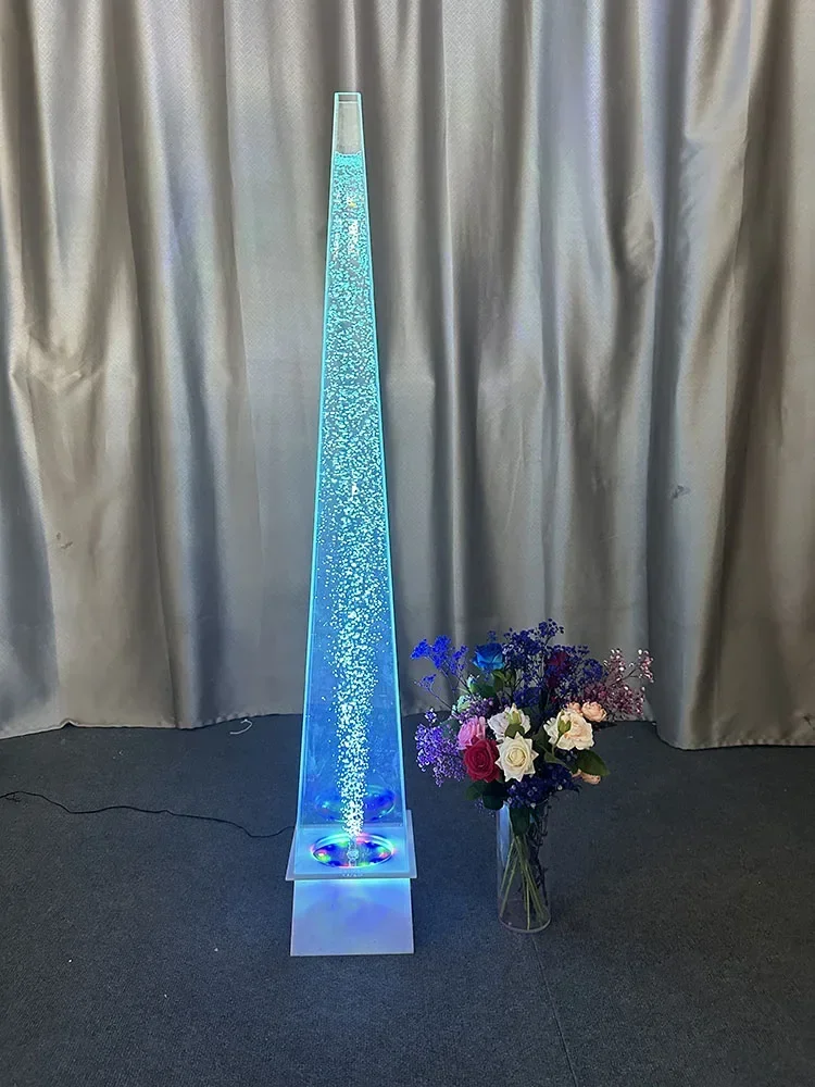 X188ACrilico Colonna d'aria Borsa Tenda d'acqua Schermo da parete Feng Shui Bubble Wall Fontana Parete divisoria