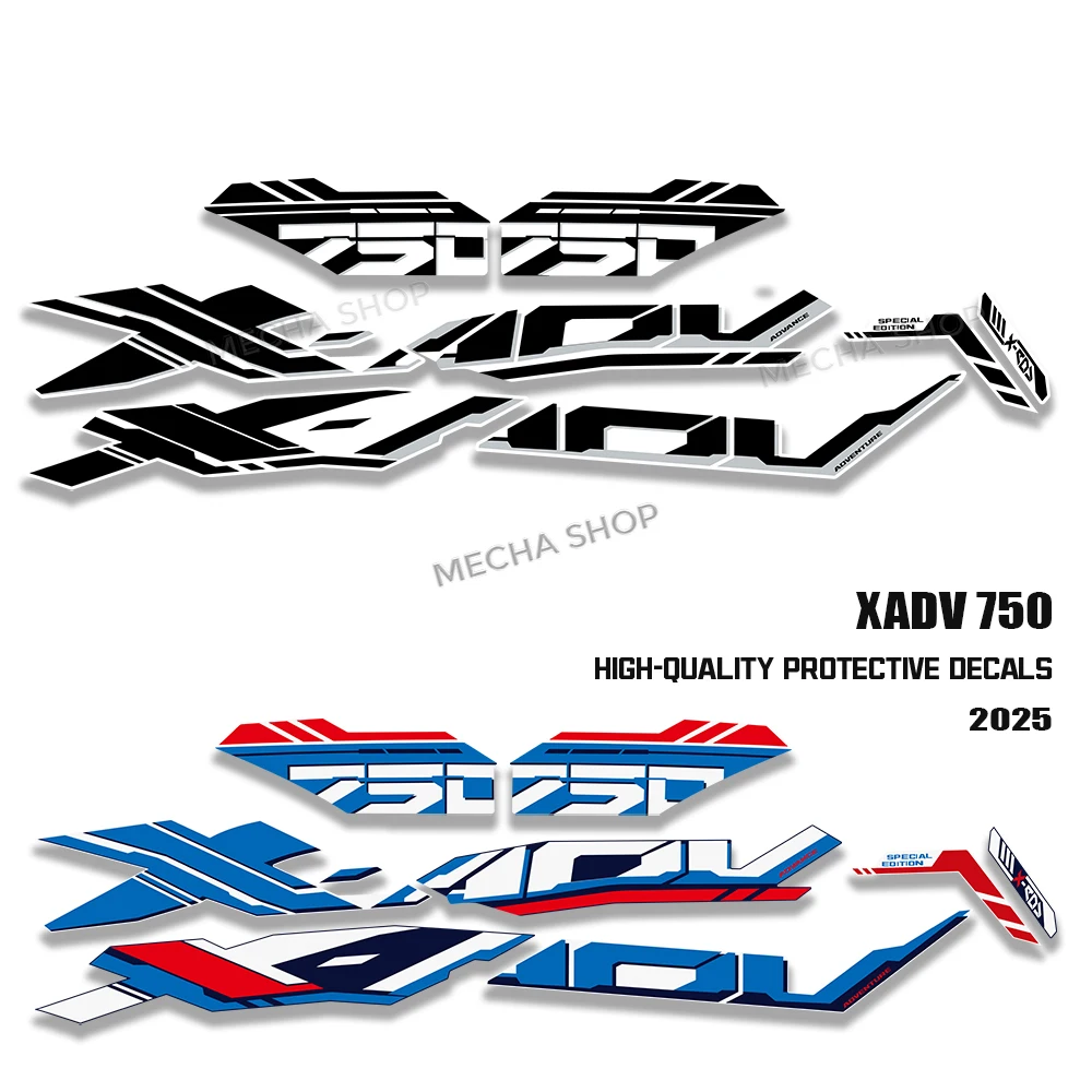 

XADV 750 For X-ADV 750 X ADV 750 2025 Modification Accessories Motorcycle Fairing Sticker Decal Anti-Scratch PVC Sticker