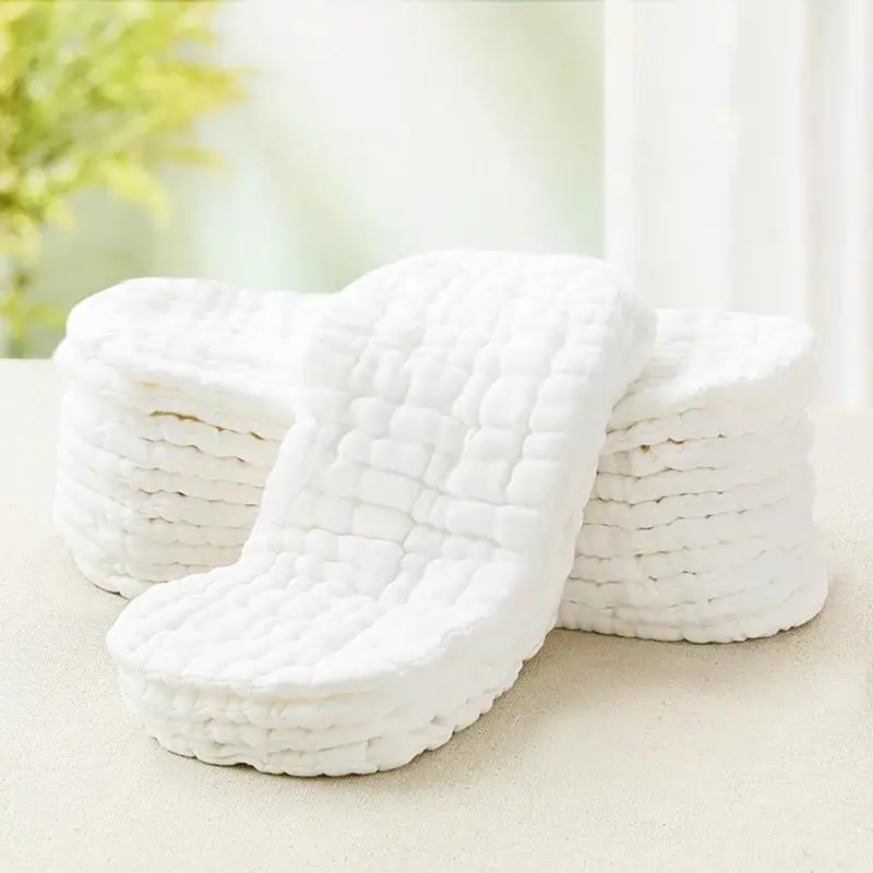 5 stücke/10 stücke Qualität 12 Schichten Baby Windeln Reine Baumwolle Erdnuss Windel Einsatz Ändern Liner Waschbar Wiederverwendbare Stoff windel Windel