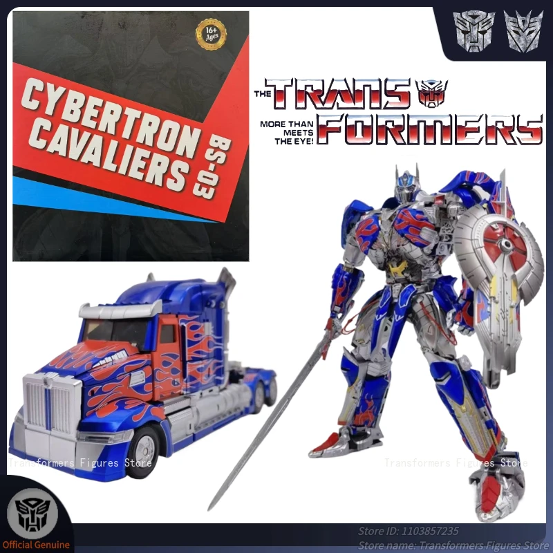 

In Stock Bumblebee Transformers Movie 5 Alloy BS-03 Knight Optimus Prime Popular Collection Decoration Action Figure Robot Gifts