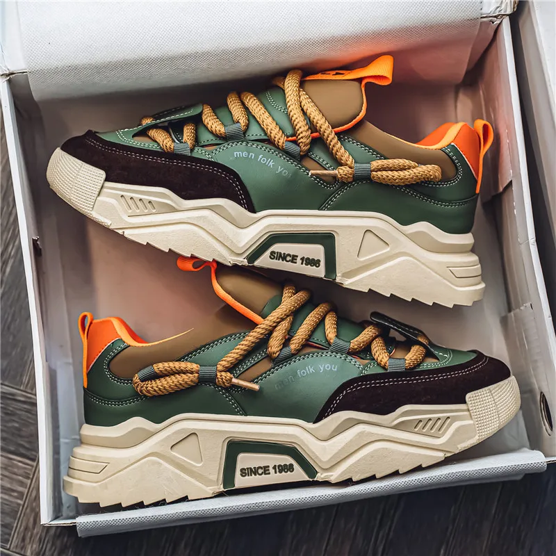 남성 스포츠 캐주얼 신발 - 하이킹, 트레이닝, 스케이트보드에 편안하고 트렌디한