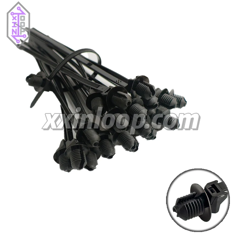 

157-00072 T50ROSC8 Кабельная стяжка-фиксатор для проводки PA66, черная, 203 мм, 1.6-50 мм, для автомобильных жгутов проводов 15700072