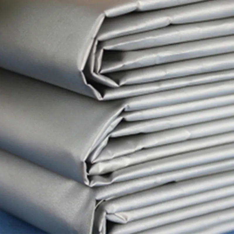 

Anti Microwave Radiation Fabric Knitted Silver Coated Polyester Fiber Emf Protection Anti Microwave Radiation Fabric