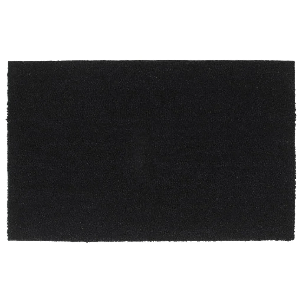 50x80 cm black coconut fiber doormat