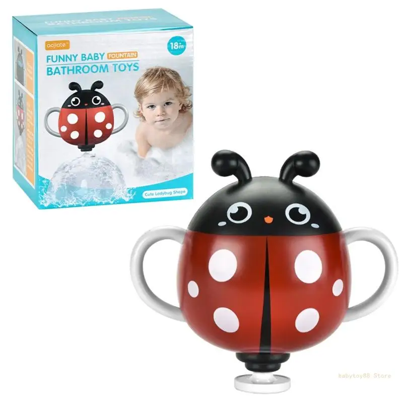 Y4UD Bath for Time Toy Cartoon Shower Ladybird Sprinkler for Baby Pool Beach for