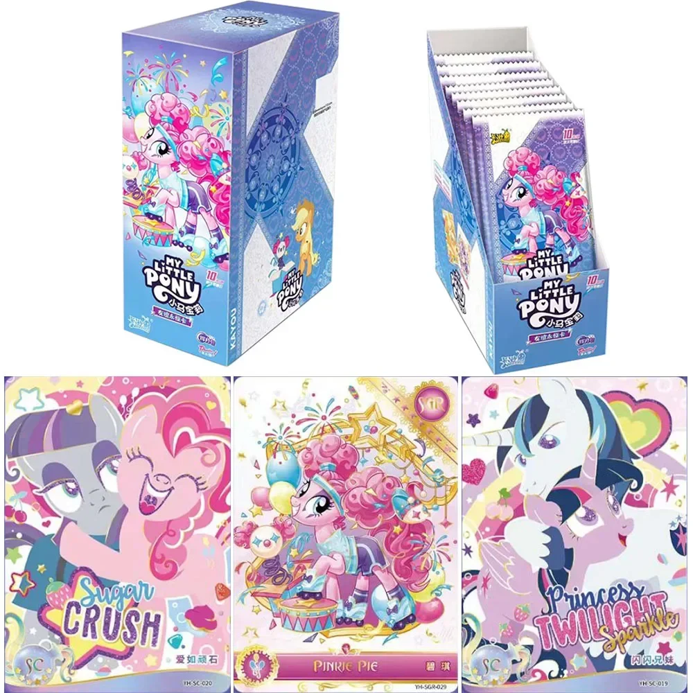 KAYOU Genuine My Little Pony Card Cute Funny Party Friendship Eternal Card Huiyue Pack Rare SC Cards SGR Toy Princess Card