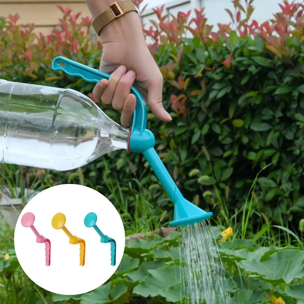 1Pc New Gardening Plant Watering Handheld Water Spray Bottle Water Can Top Waterers Shower Seedling Irrigation
